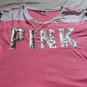 VS Pink bling t shirt